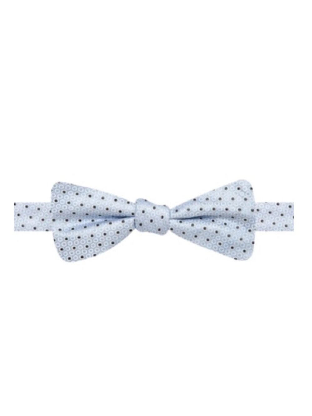 Ryan Seacrest Distinction Silk Whilshire Neat Pre-Tied Bow Tie, Blue, One Size
